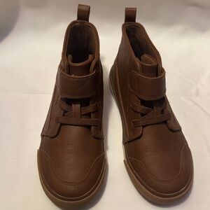Brown High-Top Sneakers